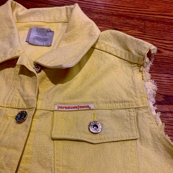 PARASUCO YELLOW DENIM VEST - Picture 2 of 7